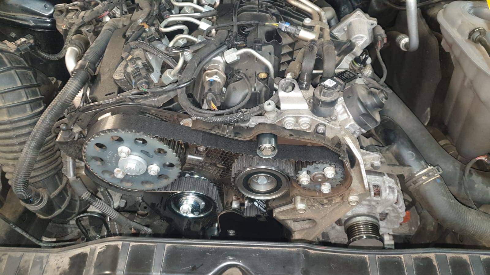 Remplacement du kit de distribution sur une AUDI A4 au garage Perfect auto à Colmar Colmar 1